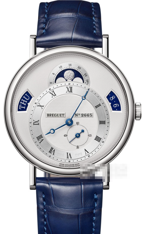 BREGUETクラシック7337BB/12/9VU、18Kホワイトゴールドに宿る、偏心する美学と天空の詩